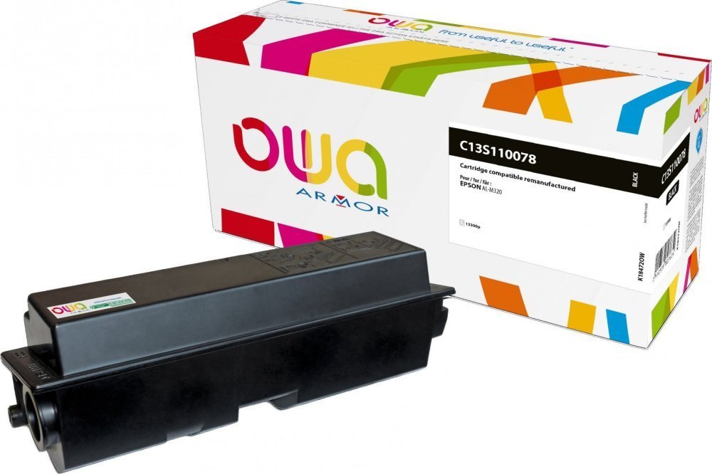 Toner OWA Armor Pro EPSON C13S110078, zëvendësues, i zi
