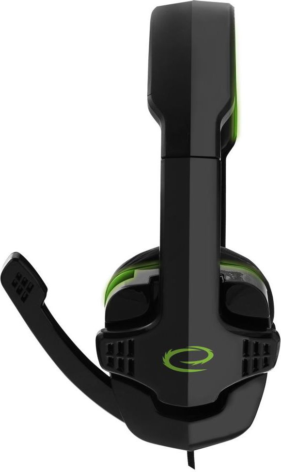 Kufje gaming Esperanza Raven EGH310G, stereo, me mikrofon, jeshile