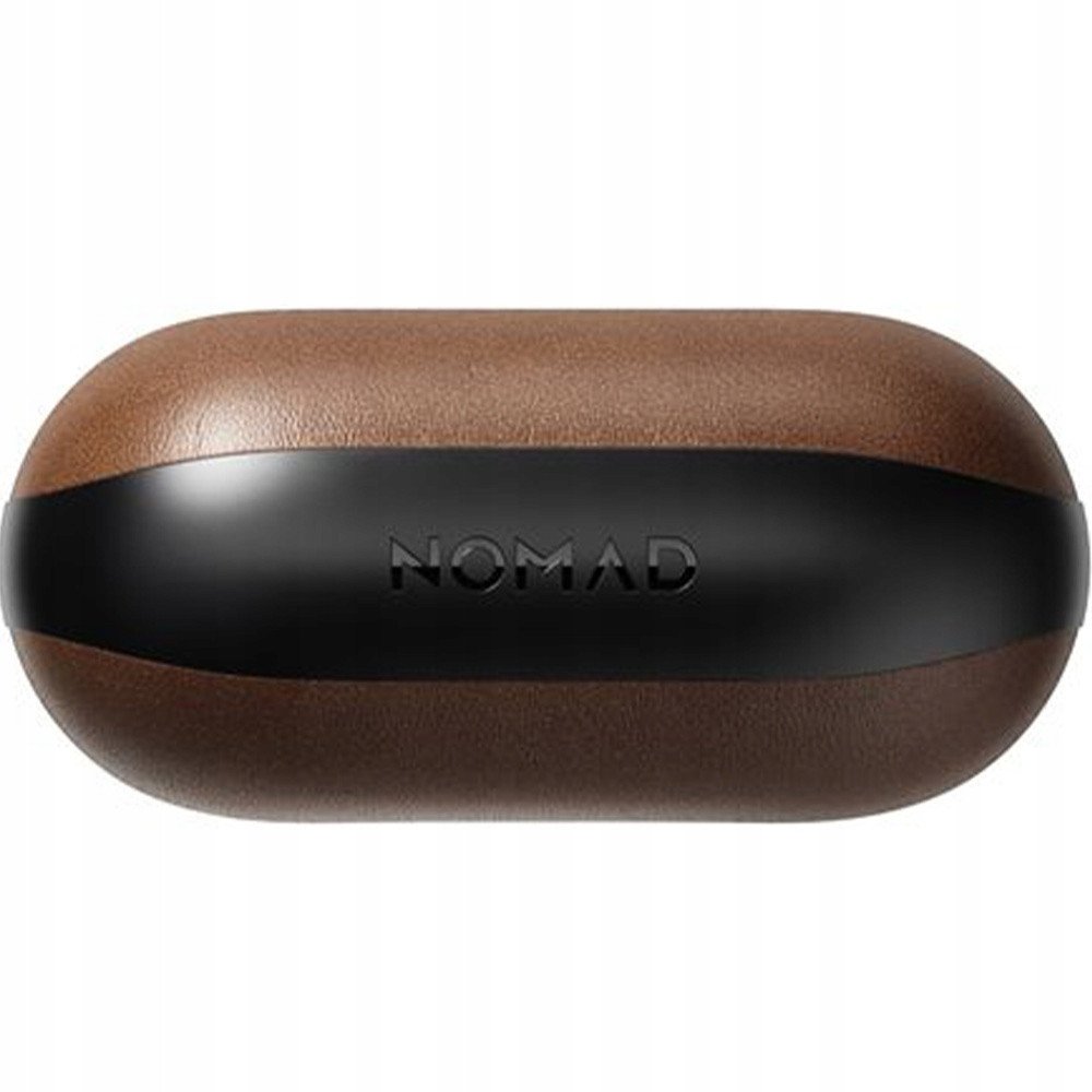 Mbulesë Nomad Modern Leather Case për AirPods 4, lëkurë natyrale, mbrojtëse, kafe