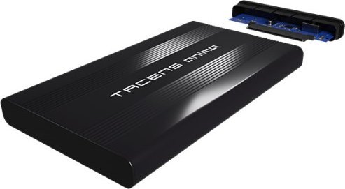 Kuti e jashtme për disk Tacens Ahd1, 2.5", USB 3.2, e zezë