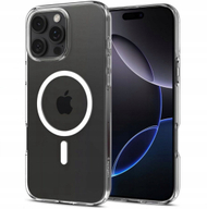 Mbulesë telefoni Spigen Liquid Crystal MagSafe për iPhone 17 Pro Max, transparente, e bardhë