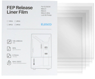 Film FEP për printer 3D ELEGOO, set 5 copë, për Mars 4 5 5 Ultra, transparent