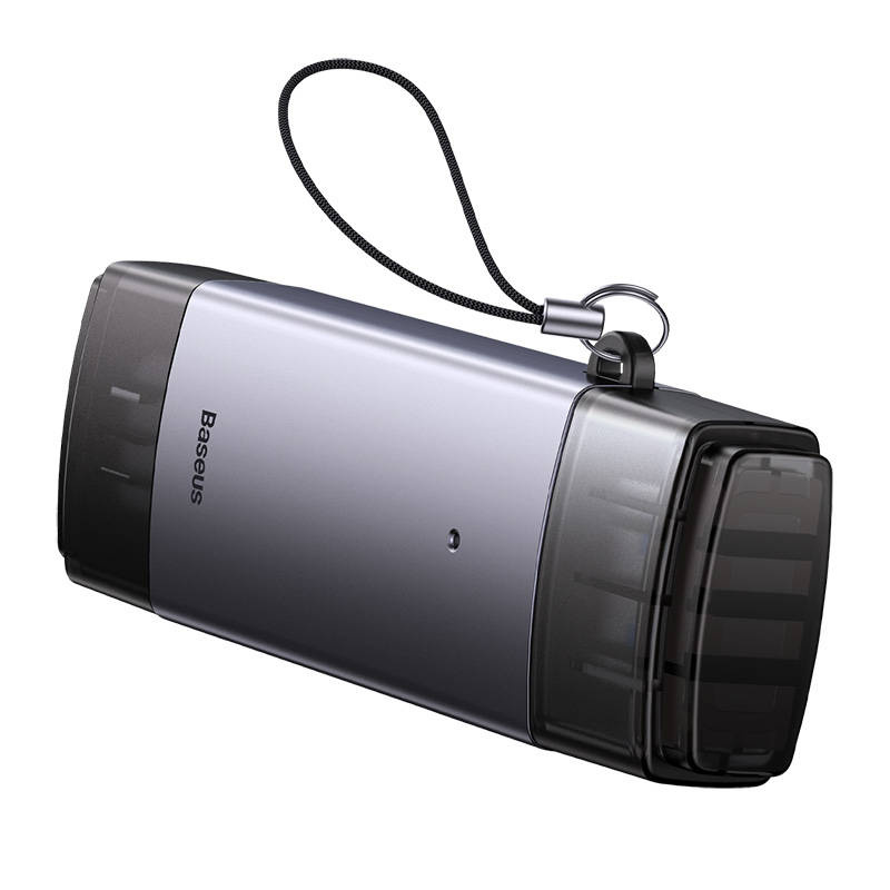 Lexues kartash i jashtëm Baseus Lite, USB 3.0, USB Type C, gri metalik