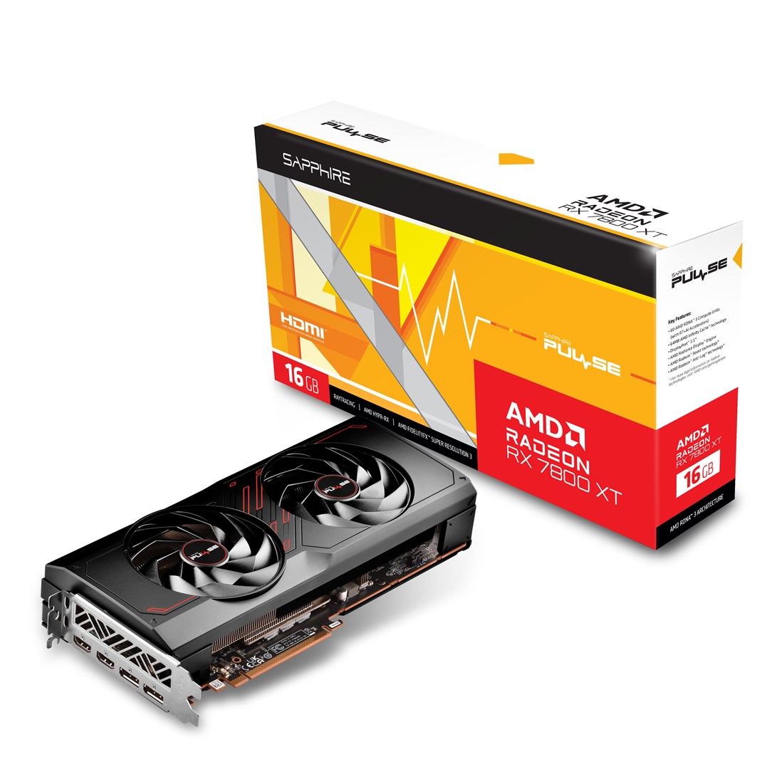 Kartelë grafike Sapphire Pulse Radeon RX 7800 XT 16GB GDDR6