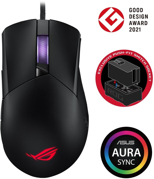 Maus ASUS ROG Gladius III, i zi