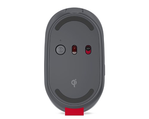 Maus Lenovo Go, RF Wireless + Bluetooth + USB Type-A, i hirtë