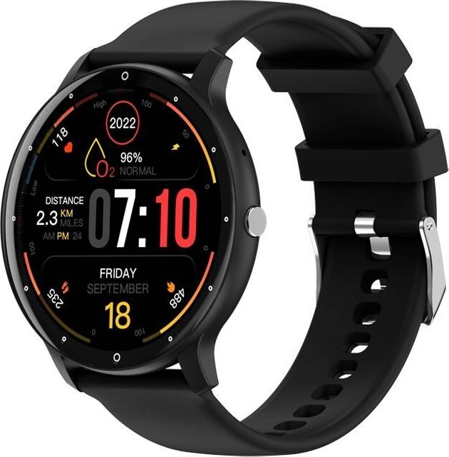 Orë inteligjente Giewont GW120-2 Pro, Bluetooth, monitorim shëndeti, e zezë