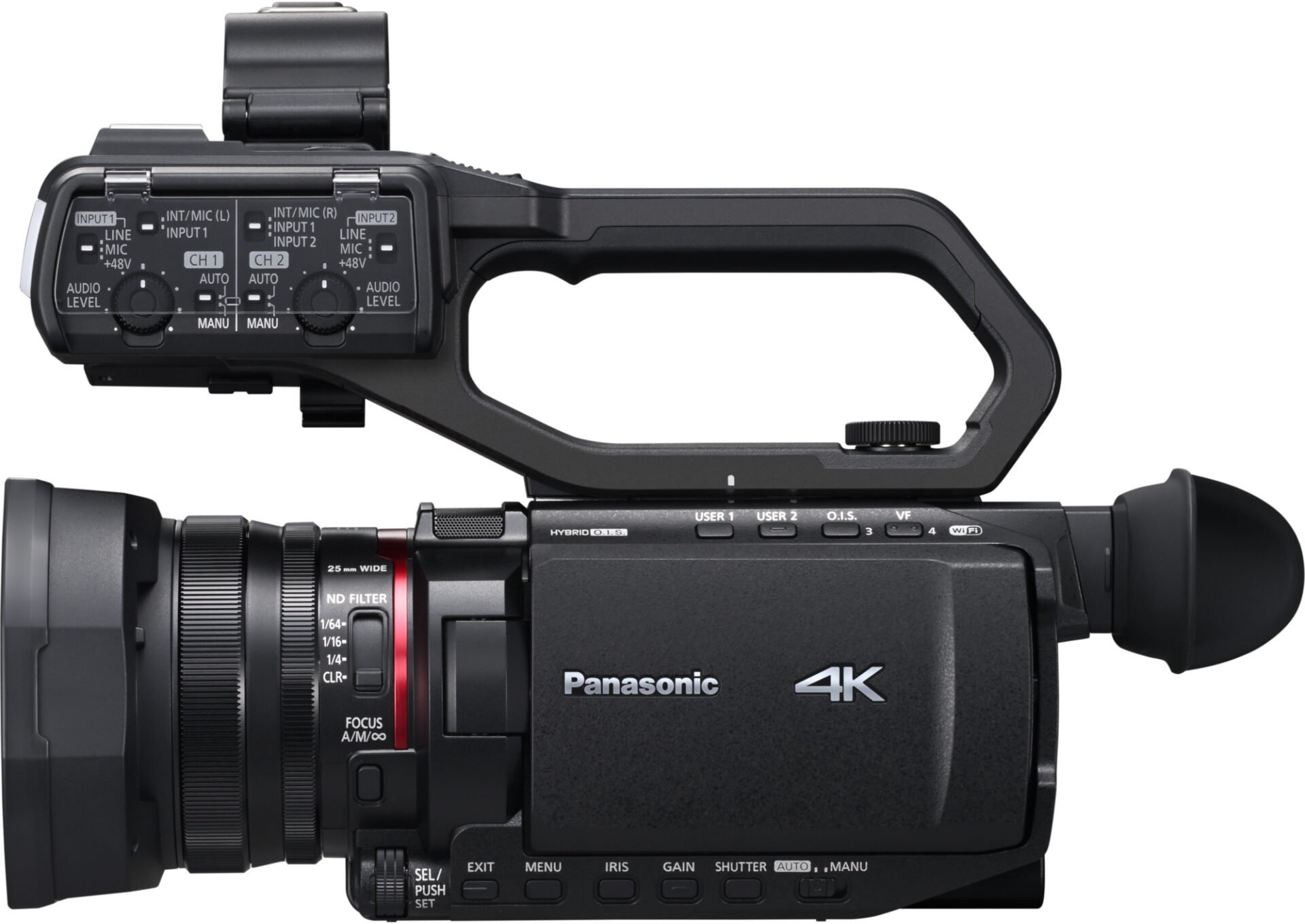 Kamerë dore Panasonic AG-CX18, 8.29MP MOS, Full HD, e zezë