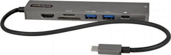 Adaptues USB C StarTech.com HB30C4A1CST, HDMI 4K 60Hz, RJ45 Gigabit, gri