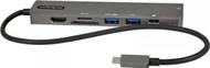 Adaptues USB C StarTech.com HB30C4A1CST, HDMI 4K 60Hz, RJ45 Gigabit, gri
