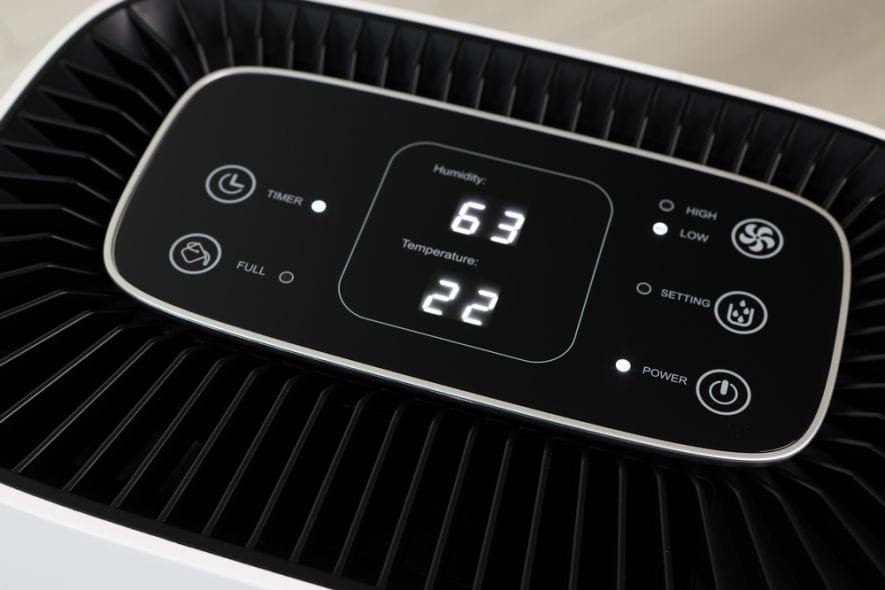 Avullues lagështie Eldom OP1210 Ariss, panel LED, i bardhë