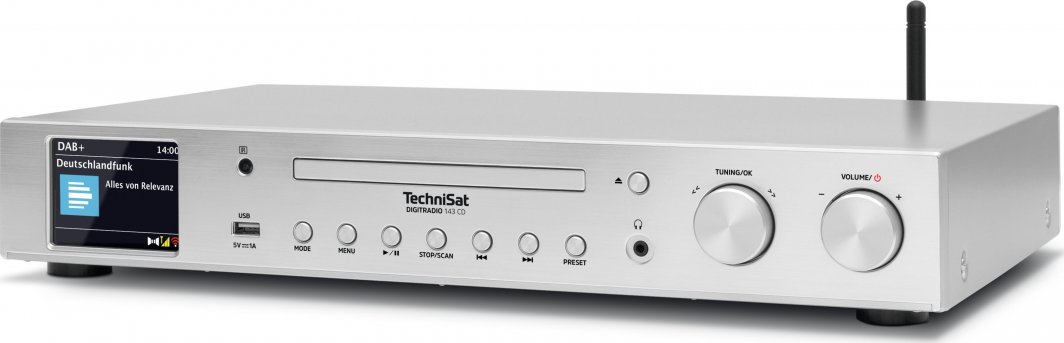 Radio TechniSat DigitRadio 143 CD, e argjendtë