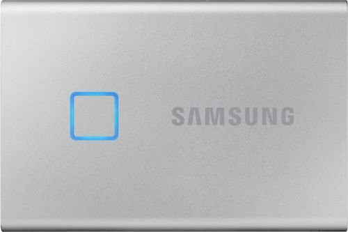 Disk i jashtëm Samsung SSD T7 Touch 1 TB (MU-PC1T0S / WW), i argjendtë