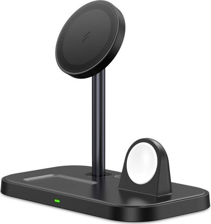 Karikues magnetik Tech-Protect MagSafe Qi15W A22 3in1, i zi