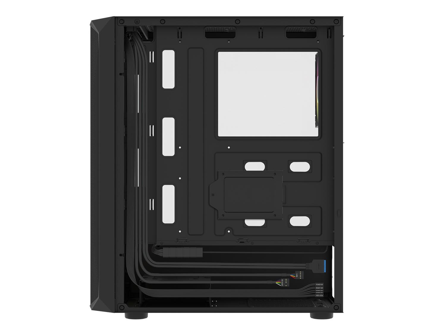 Kasë për PC Genesis Fury SHOBO, e zezë