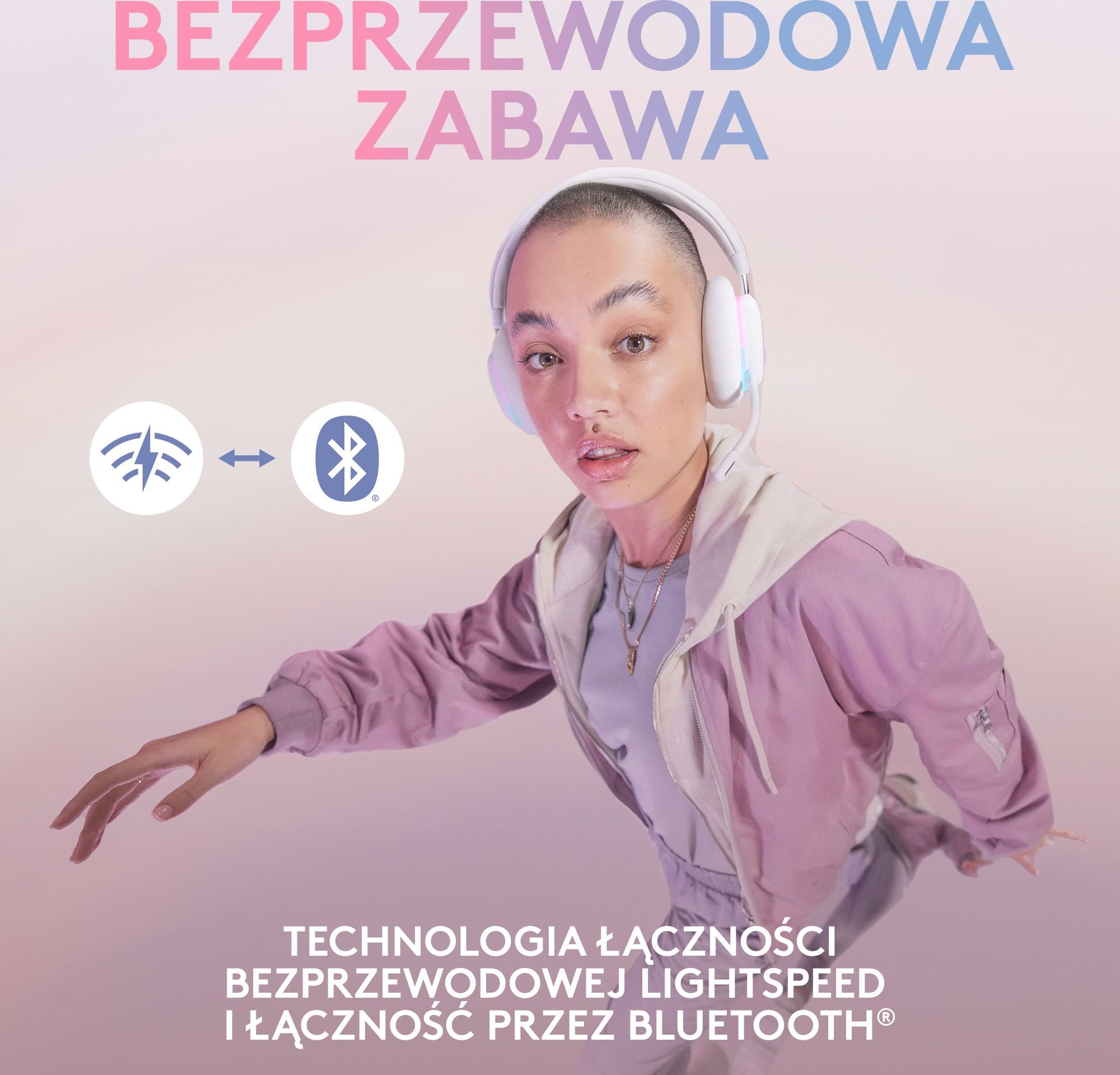 Set gaming Logitech G735 dhe G PRO X Superlight 2, wireless, RGB, i bardhë