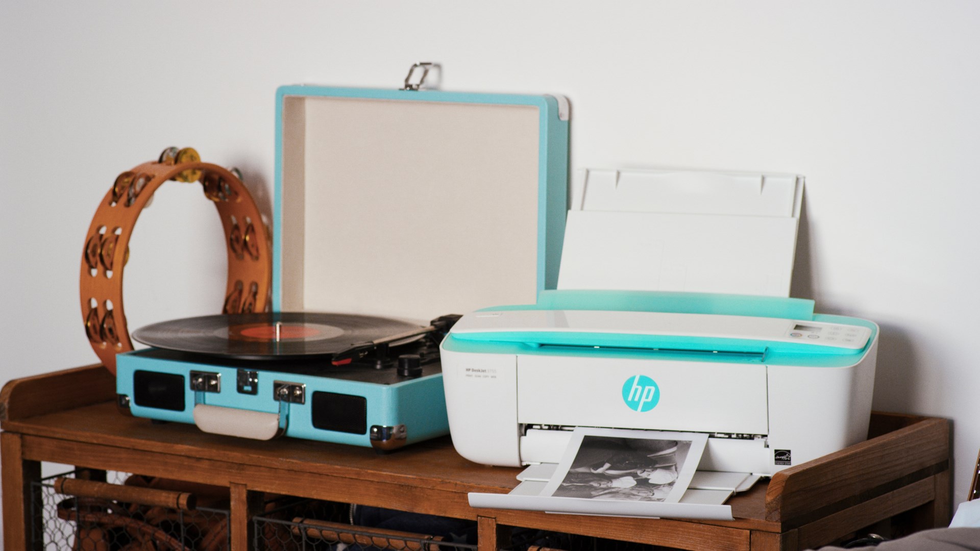Printer multifunksional HP DeskJet 3762, Inkjet termal, i gjelbër