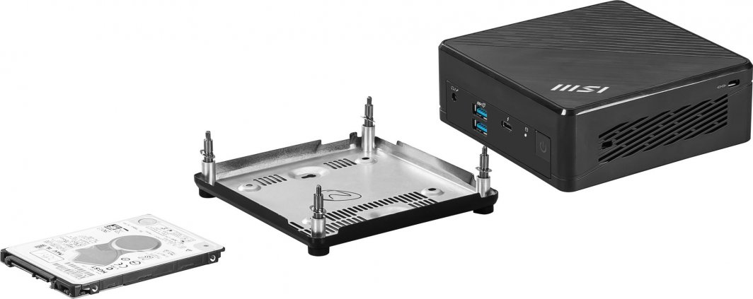 Kompjuter MSI Cubi 5, Intel Core i5-1235U, 8 GB, 512 GB SSD, Windows 11 Pro, i zi