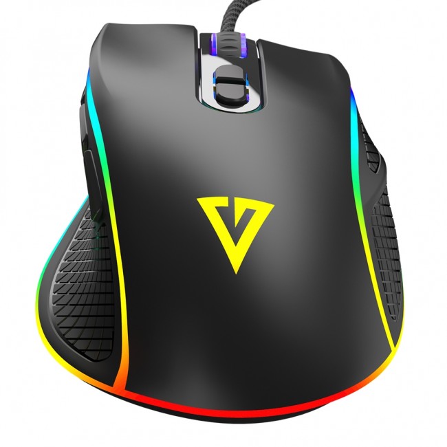Maus gaming Modecom Volcano Veles, optik, me kabllo USB, i zi