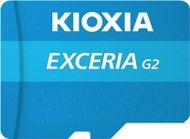 Kartë memorie Kioxia Exceria G2 MicroSDXC, 128GB, Class 10 UHS I U3 A1 V30, e gjelbër