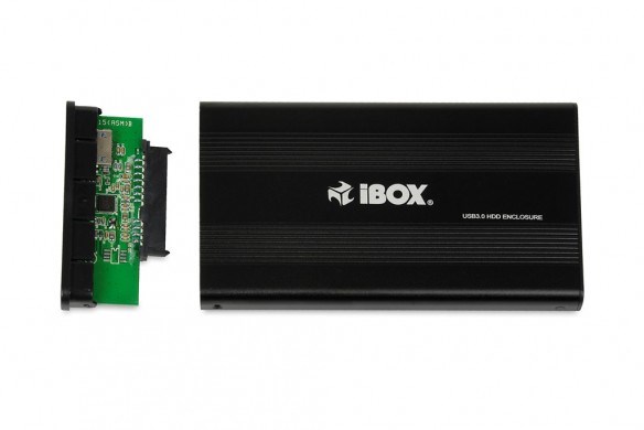 Kuti për disk të jashtëm iBOX HD-02, 2.5", SATA në USB 3.0, e zezë