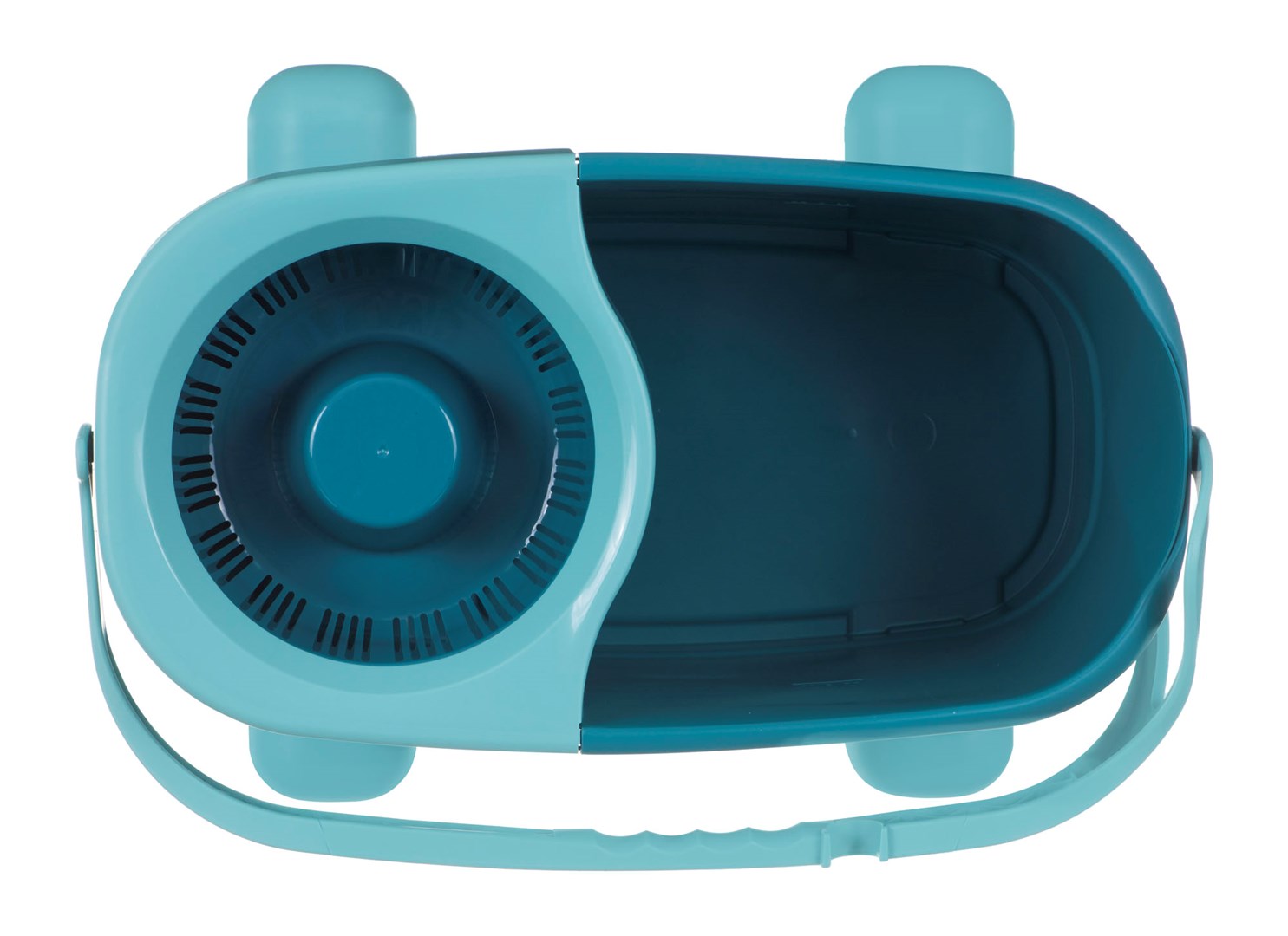 Mop me kovë Leifheit Clean Twist Ergo Mobile 52102, sistem shtrydhjeje, blu