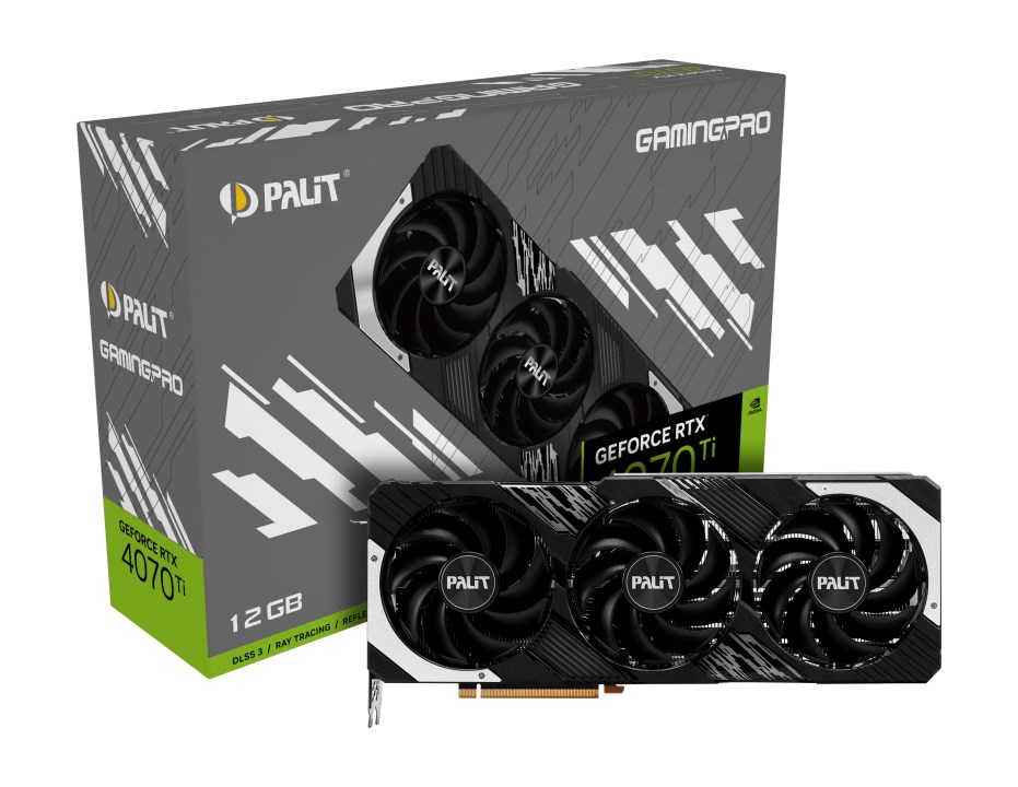 Kartë grafike PALiT Gaming NVIDIA GeForce RTX 4070 Ti, 12 GB GDDR6X
