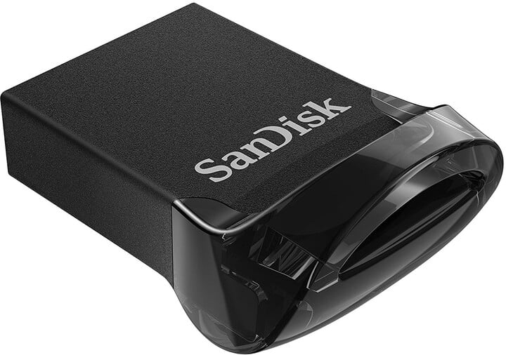 USB SanDisk Cruzer Ultra Fit, 64 GB, црно