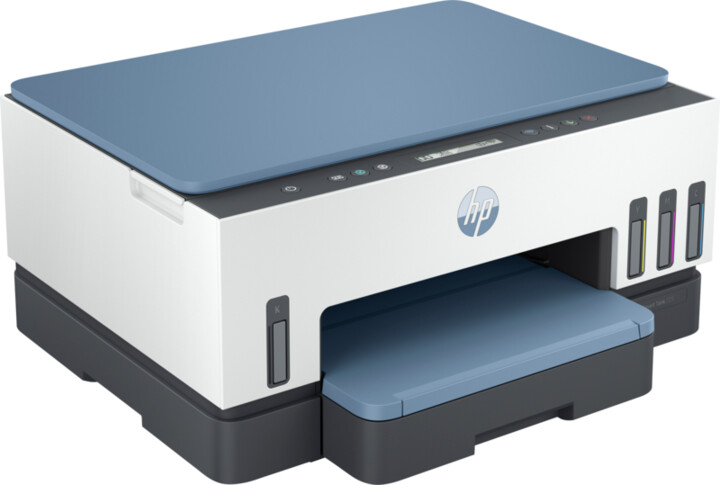 Printer HP Smart Tank 725, i bardhë / zi / kaltër