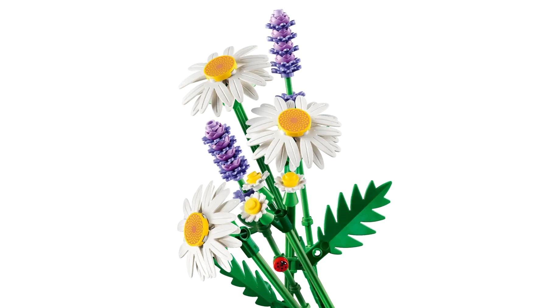 Set LEGO Botanicals Daisies Flower Decor 11508, 133 pjesë, mbi 9 vjeç, shumëngjyrësh