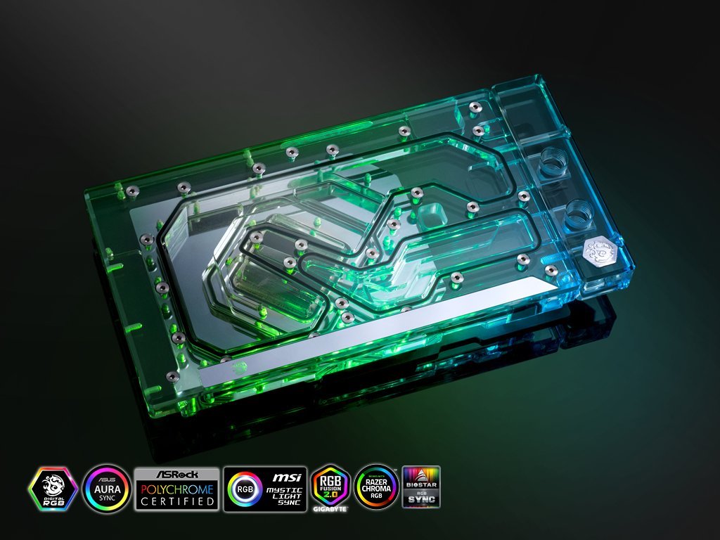 Ftohës uji GPU Bitspower Orion RTX 4090 FE, akrilik, alumin