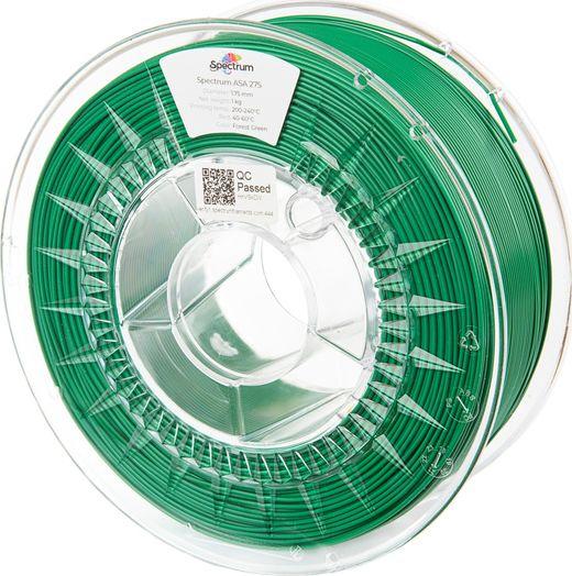 Filament 3D Spectrum ASA 275, 1.75mm, 1kg, jeshile Forest Green