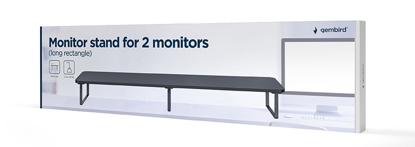 Mbajtëse për monitor Gembird MS-TABLE2-01, e zezë