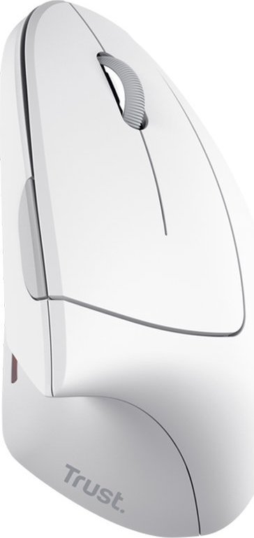 Maus Trust Verto, wireless, USB, i bardhë