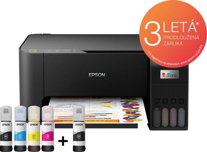 Printer Epson EcoTank L3210, sistem tank