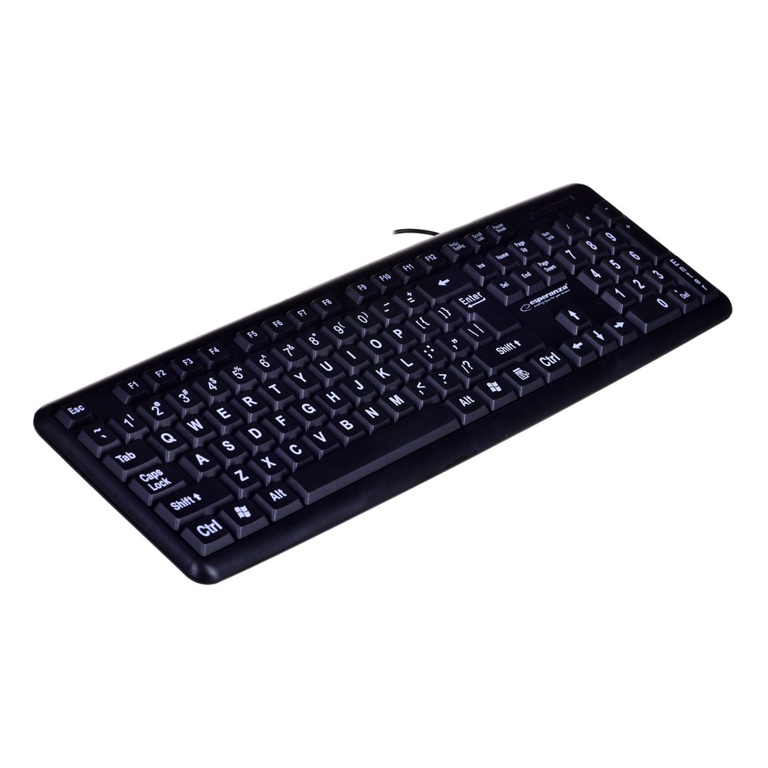 Tastierë HTPC Esperanza EK129, USB, e zezë