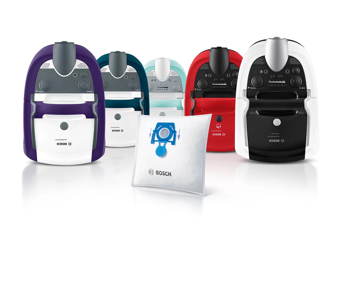 Qese për fshesë me korrent Bosch BBZWD4BAG, për AquaWash&Clean, set