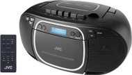 Radio portative me CD JVC RC-E561B-DAB, DAB+, FM, e zezë