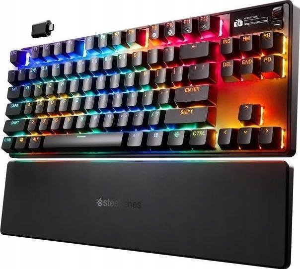 Tastierë SteelSeries Apex Pro TKL Wireless Gen 3, mekanike, wireless, e zezë