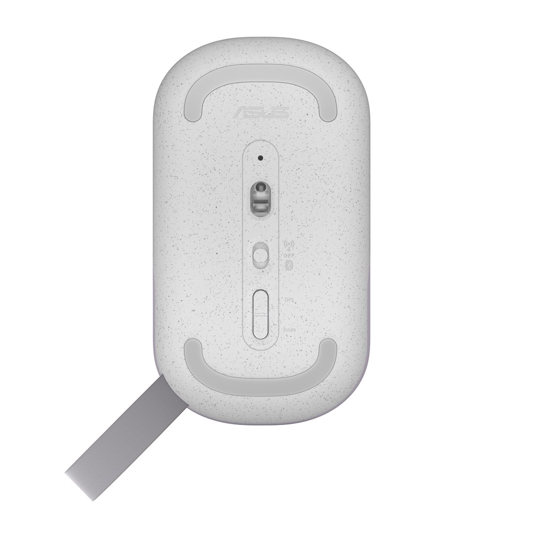 Maus ASUS MD100 Wireless, 1600 DPI, RF 2.4GHz + Bluetooth, rozë