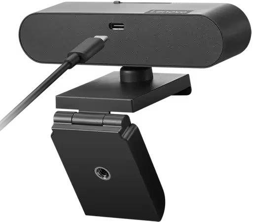 Kamerë konferencash Lenovo 4XC1D66055, Full HD, USB Type C, e zezë