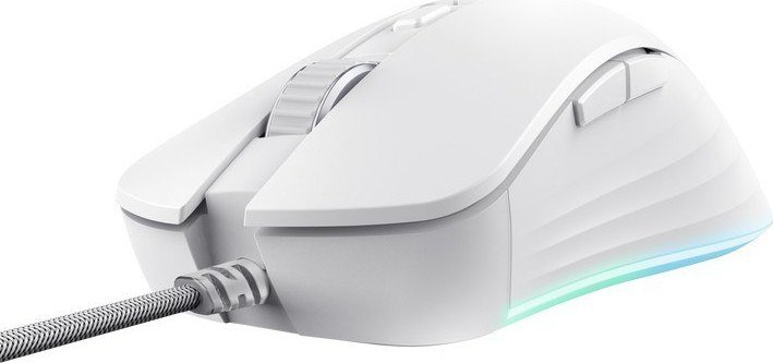 Maus gaming Trust GXT924W YBAR Plus, 25000 DPI, RGB, i bardhë