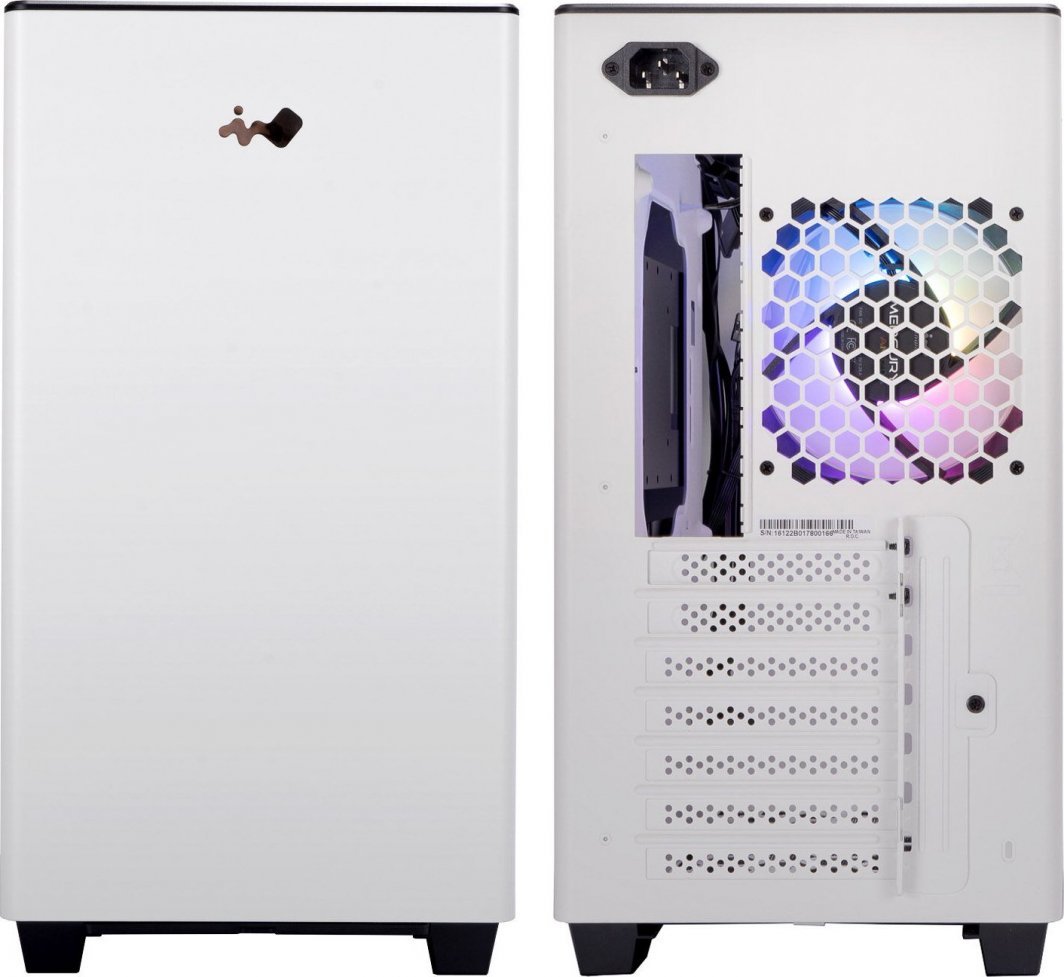 Kasë In Win A5, e bardhë, Midi Tower