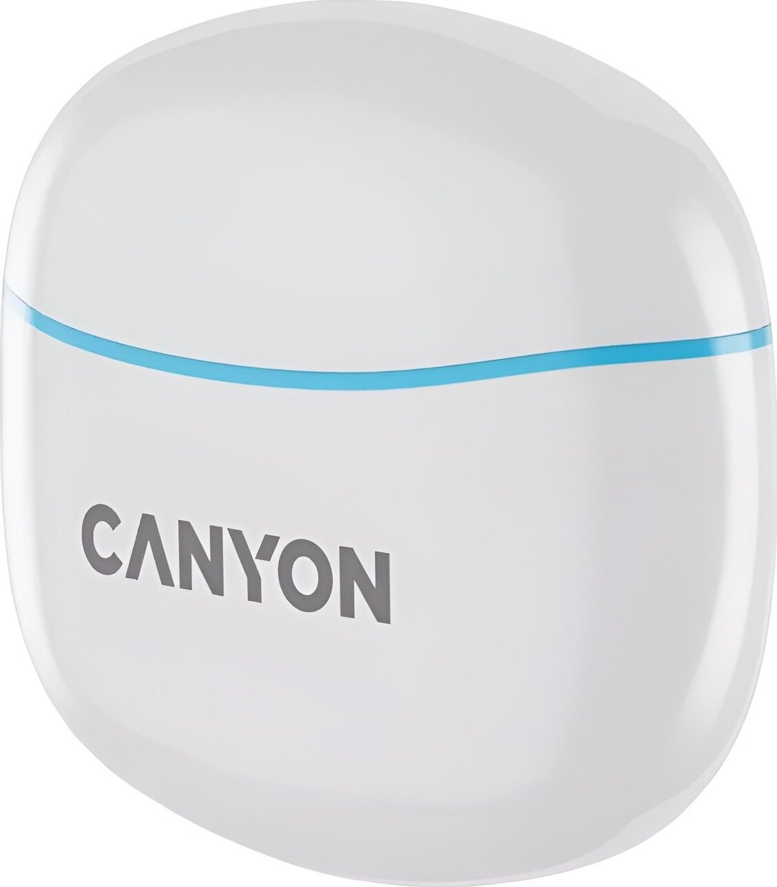 Kufje wireless Canyon TWS 5 BT, in ear, me mikrofon, blu