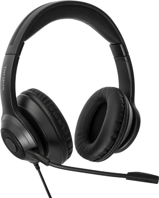 Kufje Targus AEH102GL, me kabllo, USB Type A, të zeza