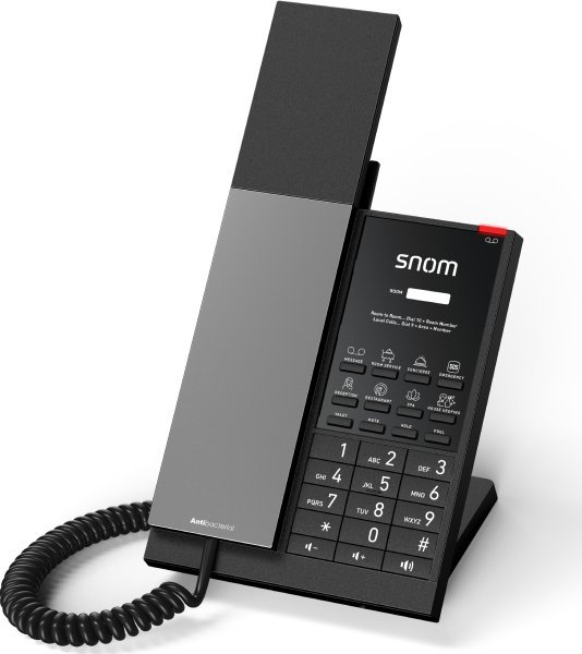 Telefon hoteli Snom HD350W, WiFi, Gigabit Ethernet PoE, i bardhë