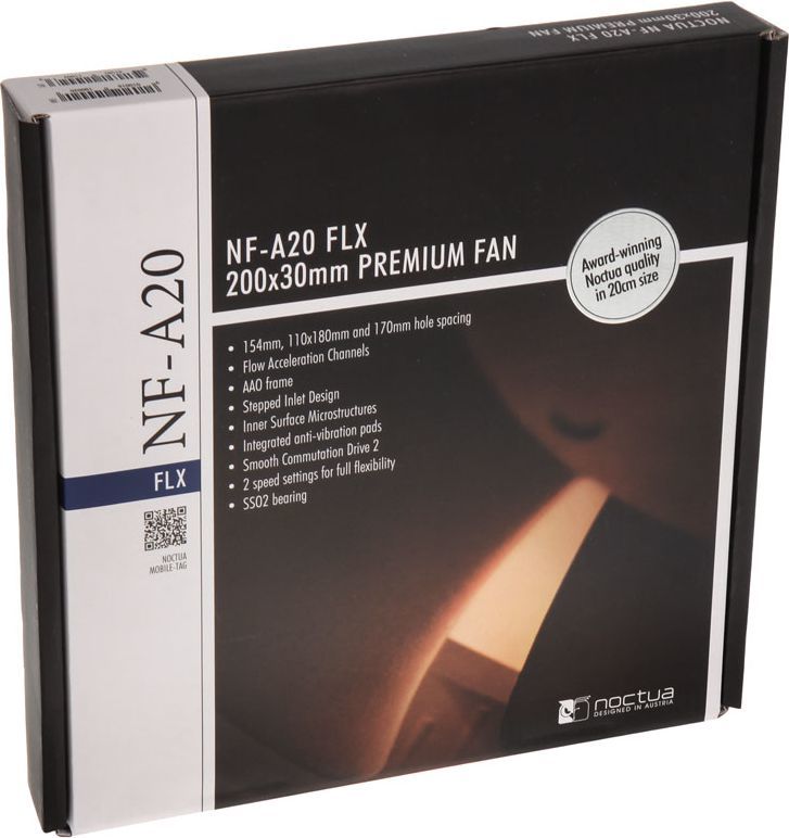 Ftohës Noctua NF-A20 FLX, 200 mm