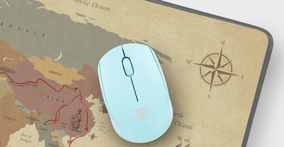 Maush NATEC STORK, Bluetooth dhe USB, 1600 DPI, i kaltër