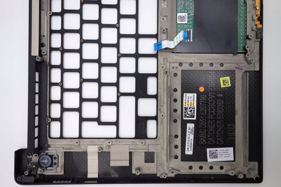 Tastierë për laptop Dell 5510/9550, 81 taste, e bardhë