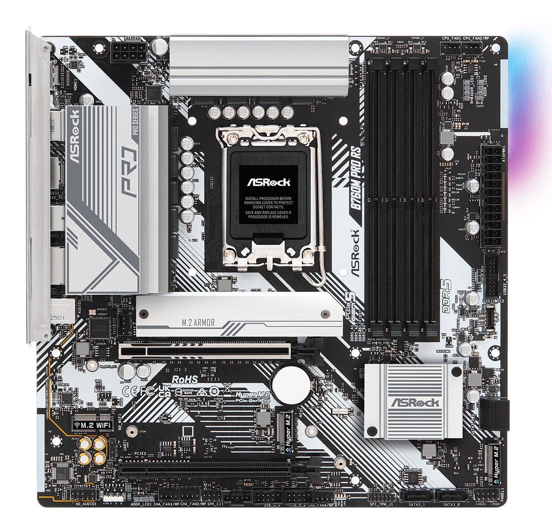 Motherboard ASRock B760M PRO RS, LGA1700, DDR5, mATX
